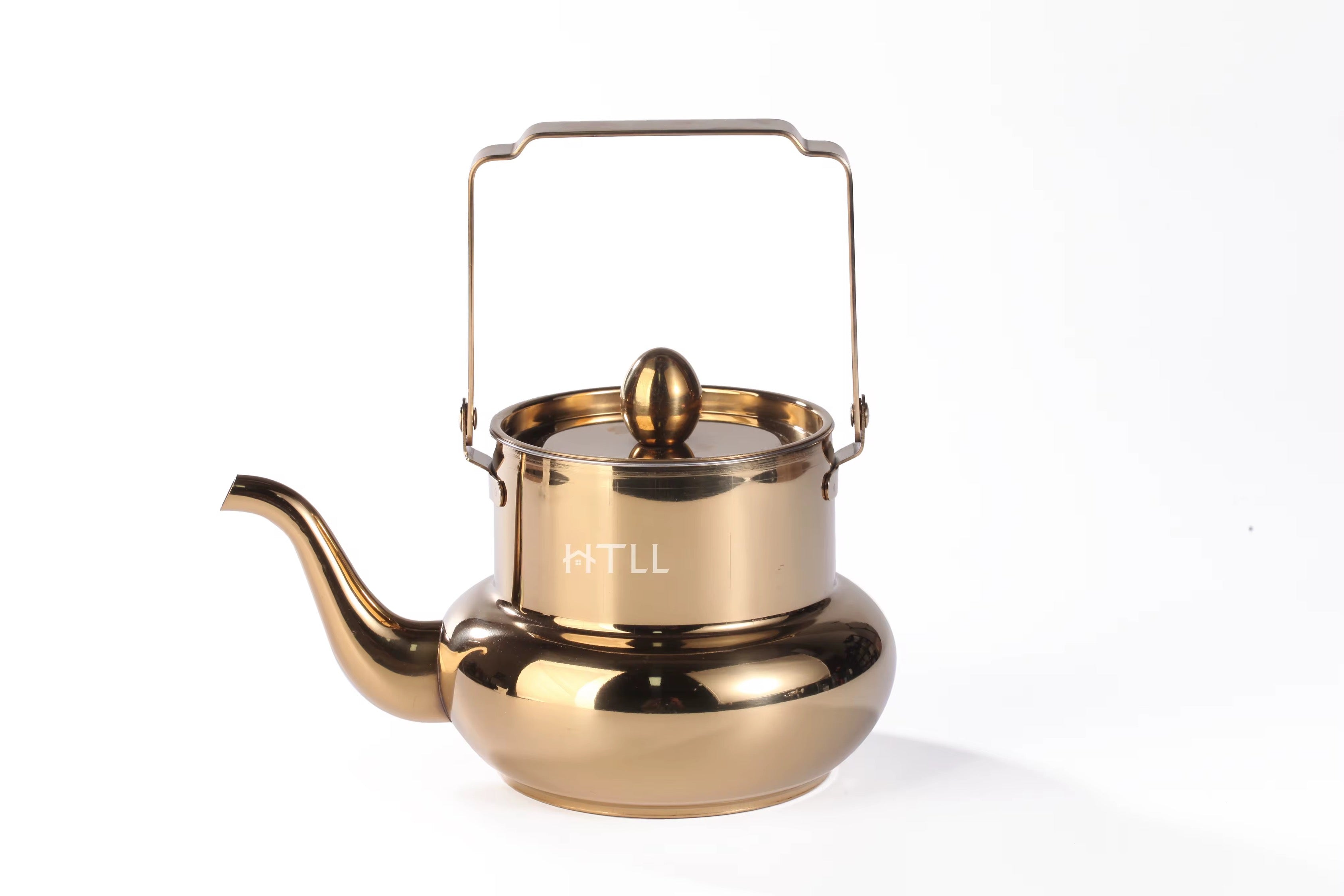 Gold Stainless Steel Tea Kettle with Infuser
