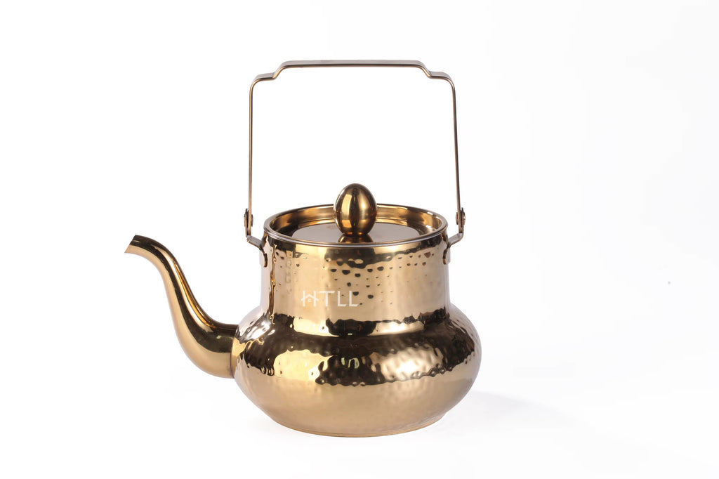 Premium Gold Stainless Steel Tea Kettle – Elegant High-Quality Teapot