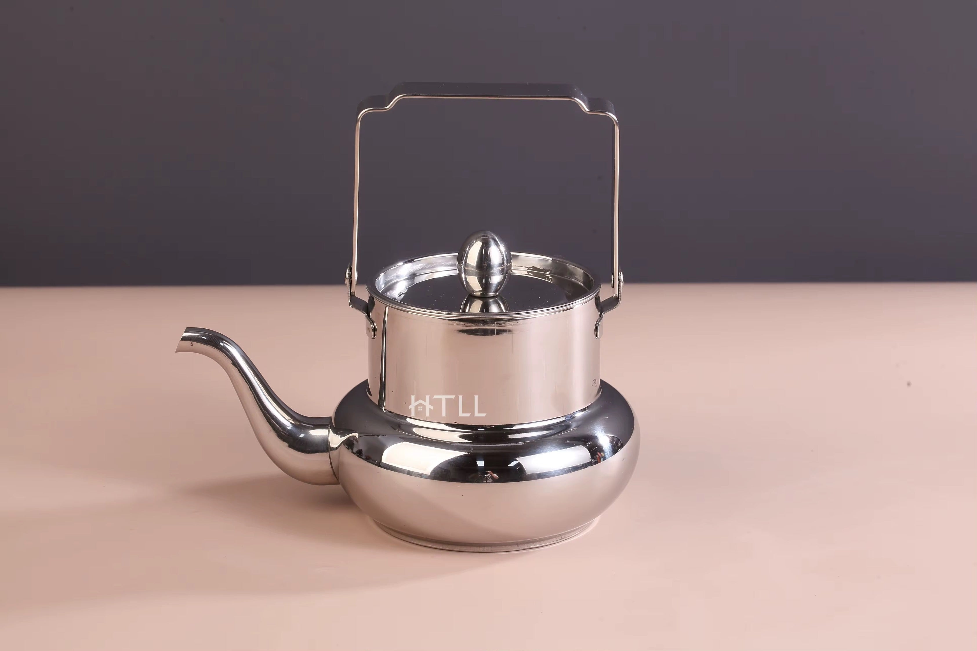 Stainless Steel Tea Kettle with Infuser – Silver Finish